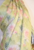 Designer Floral Prints Pure Satin Crepe Silk Saree 